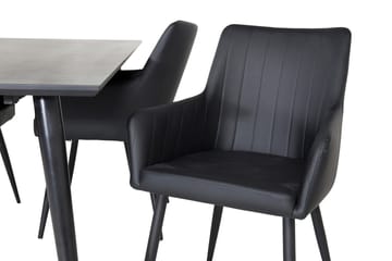 Dipp Matbord 180 cm med 4 Comfort Karmstol - Möbler - Matplats - Matgrupp & matbord med stolar