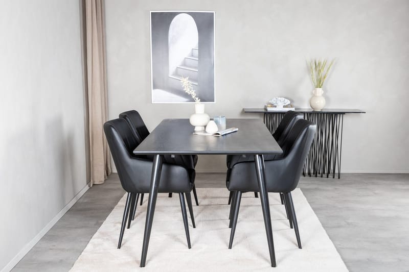 Dipp Matbord 180 cm med 4 Comfort Karmstol - Möbler - Matplats - Matgrupp & matbord med stolar