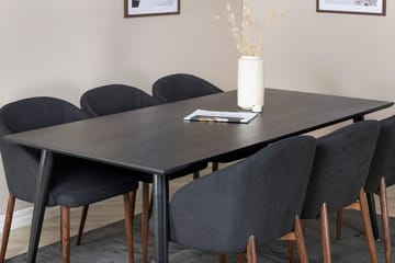 Dipp Matbord 180 cm med 6 Arch Matstol - Möbler - Matplats - Matgrupp & matbord med stolar