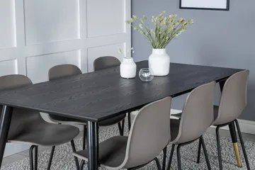 Dipp Matbord 180 cm med 6 Arctic Matstol - Möbler - Matplats - Matgrupp & matbord med stolar