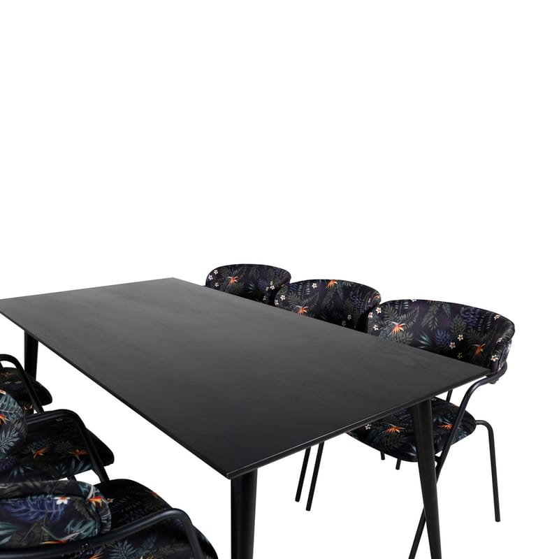 Dipp Matbord 180 cm med 6 Arrow Fåtölj - Möbler - Matplats - Matgrupp & matbord med stolar