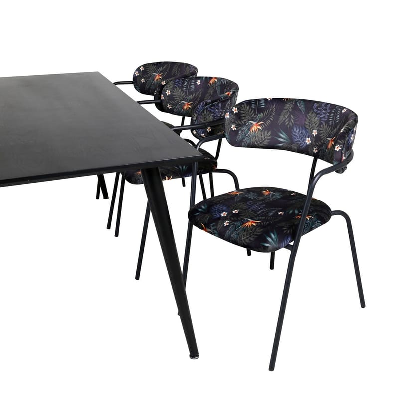 Dipp Matbord 180 cm med 6 Arrow Fåtölj - Möbler - Matplats - Matgrupp & matbord med stolar