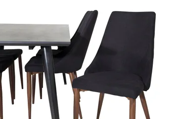 Dipp Matbord 180 cm med 6 Leone Matstol - Möbler - Matplats - Matgrupp & matbord med stolar