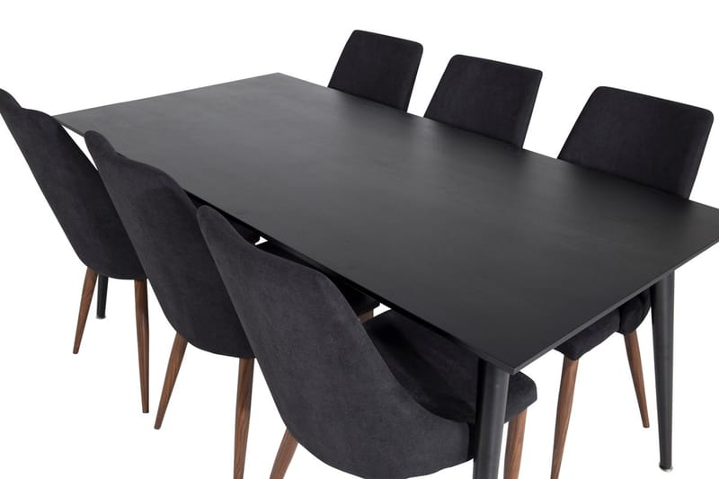 Dipp Matbord 180 cm med 6 Leone Matstol - Möbler - Matplats - Matgrupp & matbord med stolar