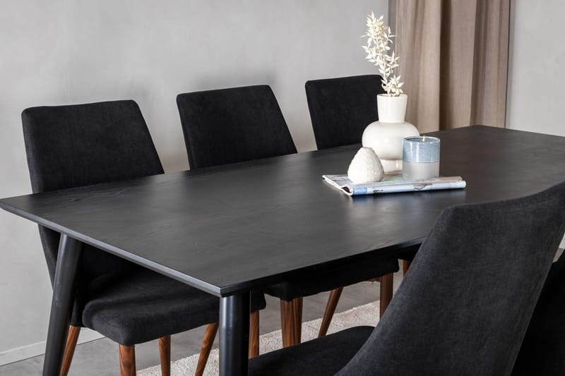 Dipp Matbord 180 cm med 6 Leone Matstol - Möbler - Matplats - Matgrupp & matbord med stolar