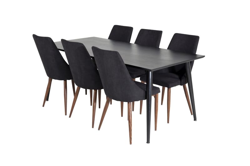 Dipp Matbord 180 cm med 6 Leone Matstol - Möbler - Matplats - Matgrupp & matbord med stolar