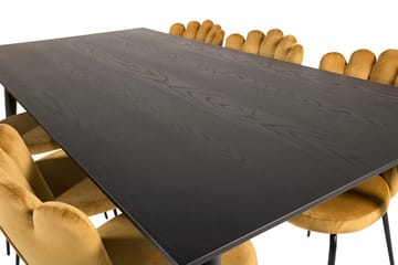 Dipp Matbord 180 cm med 6 Limhamn Stol Sammet - Möbler - Matplats - Matgrupp & matbord med stolar