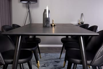 Dipp Matbord 180 cm med 6 Velvet Deluxe Matstol - Möbler - Matplats - Matgrupp & matbord med stolar