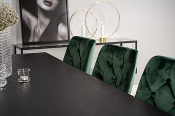 Dipp Matbord 180 cm med 6 Velvet Deluxe Sammetsstol - Möbler - Matplats - Matgrupp & matbord med stolar