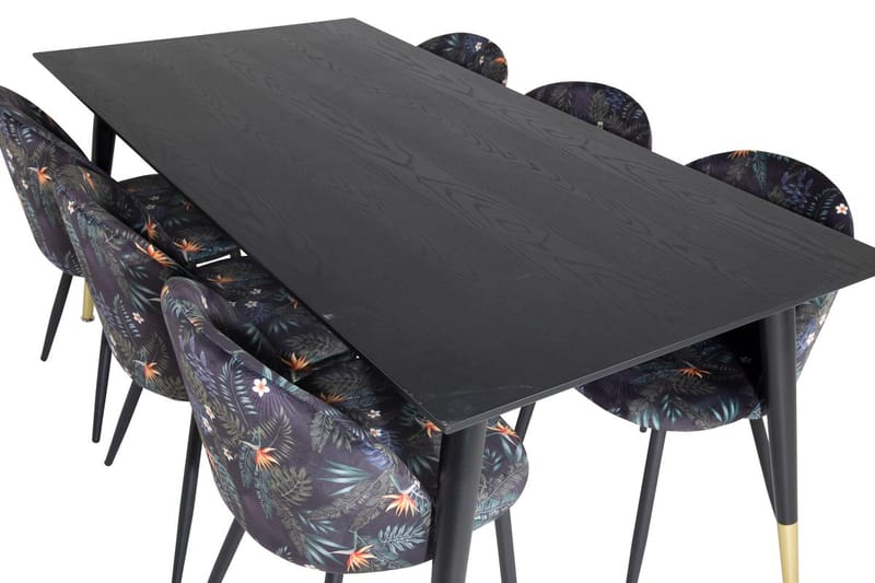 Dipp Matbord 180 cm med 6 Velvet Matstol - Möbler - Matplats - Matgrupp & matbord med stolar