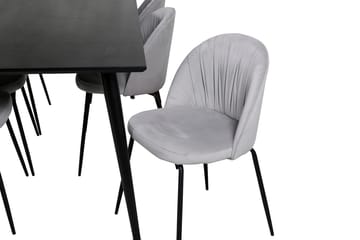 Dipp Matbord 180 cm med 6 Wrinkles Matstol - Möbler - Matplats - Matgrupp & matbord med stolar