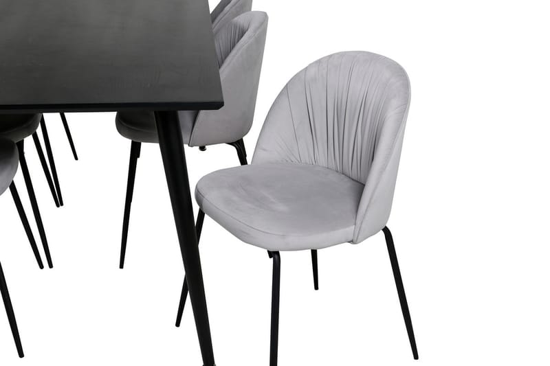 Dipp Matbord 180 cm med 6 Wrinkles Matstol - Möbler - Matplats - Matgrupp & matbord med stolar