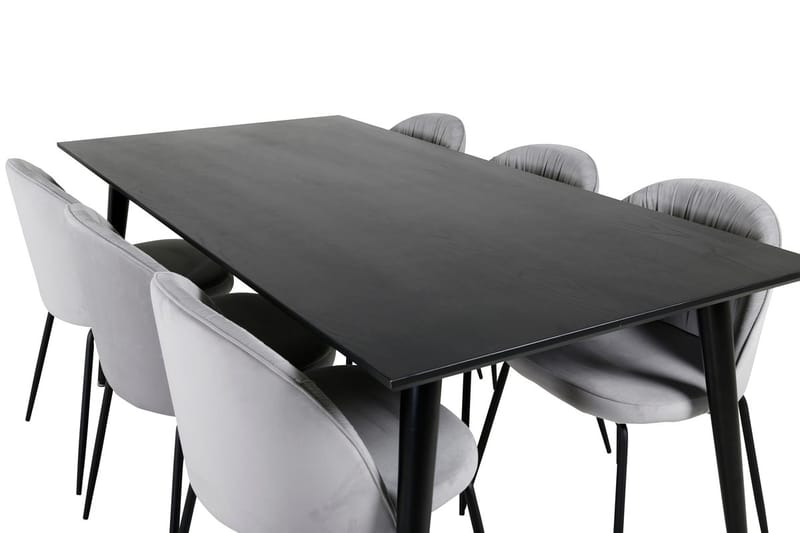 Dipp Matbord 180 cm med 6 Wrinkles Matstol - Möbler - Matplats - Matgrupp & matbord med stolar