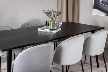 Dipp Matbord 180 cm med 6 Wrinkles Matstol - Möbler - Matplats - Matgrupp & matbord med stolar
