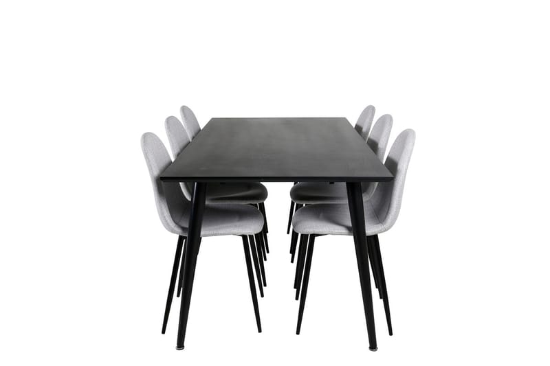 Dipp Matbord 180 cm med 6 Polar Matstol - Möbler - Matplats - Matgrupp & matbord med stolar