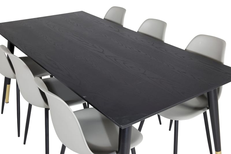 Dipp Matbord 180 cm med 6 Polar Matstol - Möbler - Matplats - Matgrupp & matbord med stolar