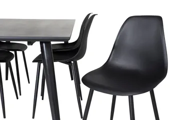 Dipp Matbord 180 cm med 6 Polar Matstol - Möbler - Matplats - Matgrupp & matbord med stolar