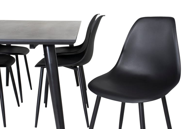 Dipp Matbord 180 cm med 6 Polar Matstol - Möbler - Matplats - Matgrupp & matbord med stolar