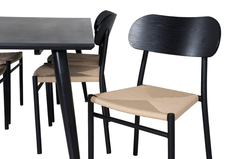 Dipp Matbord 180 cm med 6 Polly Matstol - Möbler - Matplats - Matgrupp & matbord med stolar