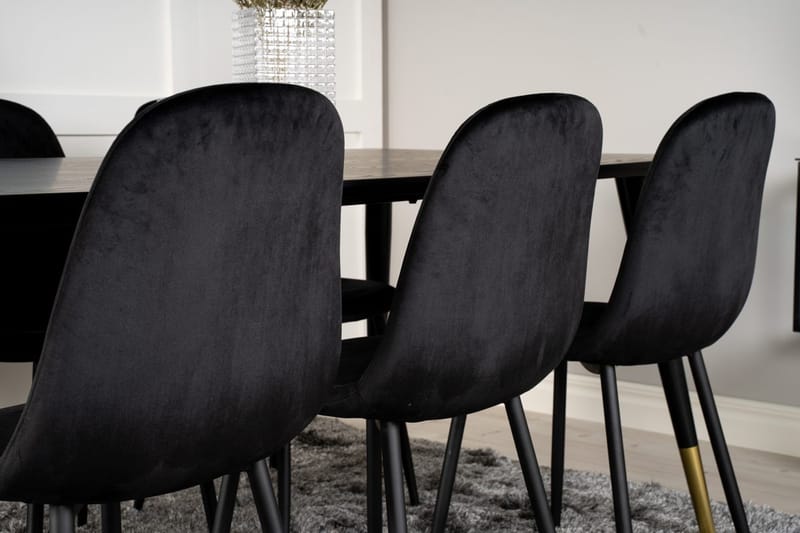 Dipp Matbord 180 cm med 6 Polar Köksstol - Möbler - Matplats - Matgrupp & matbord med stolar
