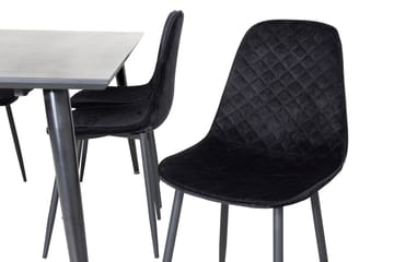 Dipp Matbord 180 cm med 6 Polar Matstol - Möbler - Matplats - Matgrupp & matbord med stolar