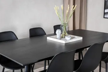 Dipp Matbord 180 cm med 6 Polar Matstol - Möbler - Matplats - Matgrupp & matbord med stolar