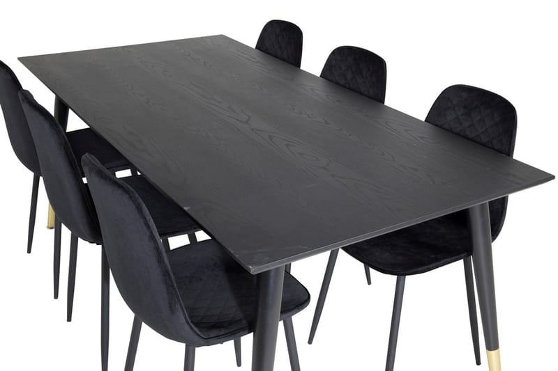 Dipp Matbord 180 cm med 6 Polar Matstol - Möbler - Matplats - Matgrupp & matbord med stolar