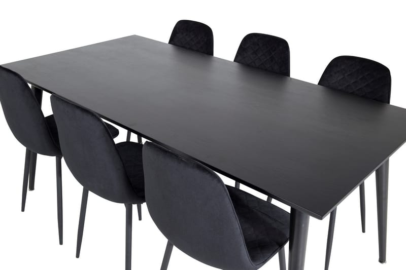 Dipp Matbord 180 cm med 6 Polar Matstol - Möbler - Matplats - Matgrupp & matbord med stolar
