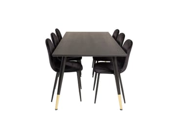 Dipp Matbord 180 cm med 6 Polar Köksstol - Möbler - Matplats - Matgrupp & matbord med stolar