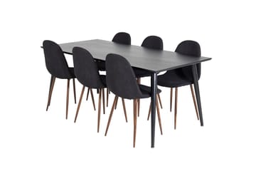 Dipp Matbord 180 cm med 6 Polar Matstol - Möbler - Matplats - Matgrupp & matbord med stolar