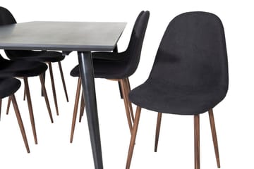 Dipp Matbord 180 cm med 6 Polar Matstol - Möbler - Matplats - Matgrupp & matbord med stolar