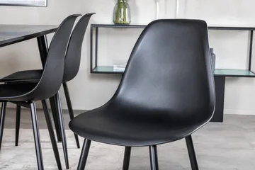 Dipp Matbord 180 cm med 6 Polar Matstol - Möbler - Matplats - Matgrupp & matbord med stolar