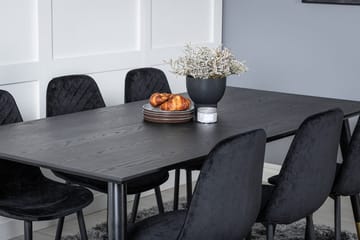 Dipp Matbord 180 cm med 6 Polar Matstol - Möbler - Matplats - Matgrupp & matbord med stolar