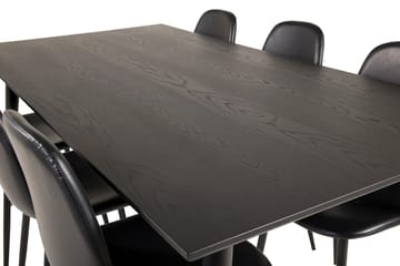 Dipp Matbord 180 cm med 6 Polar Köksstol - Möbler - Matplats - Matgrupp & matbord med stolar