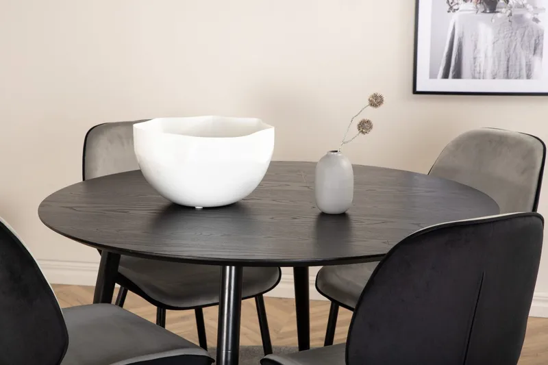 Dipp Matbord med 4 Emma Matstol - Möbler - Matplats - Matgrupp & matbord med stolar