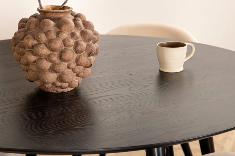 Dipp Matbord med 4 Velvet Stitches Matstol - Möbler - Matplats - Matgrupp & matbord med stolar