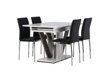 Disa Matbord 120x80 cm med 4 Lily Matstol - Möbler - Matplats - Matgrupp & matbord med stolar
