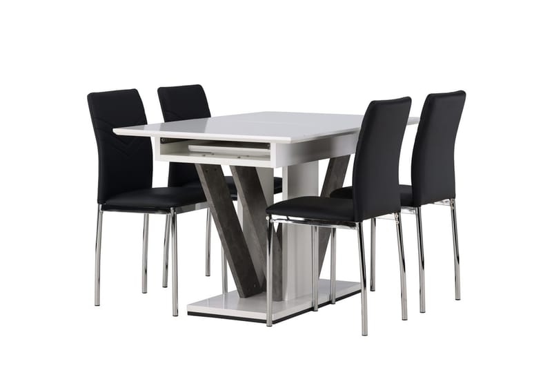 Disa Matbord 120x80 cm med 4 Lily Matstol - Möbler - Matplats - Matgrupp & matbord med stolar