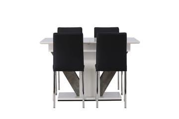 Disa Matbord 120x80 cm med 4 Lily Matstol - Möbler - Matplats - Matgrupp & matbord med stolar