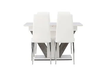 Disa Matbord 120x80 cm med 4 Pastill Matstol - Möbler - Matplats - Matgrupp & matbord med stolar