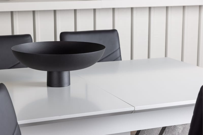 Disa Matgrupp 120 cm Rektangulär med 4 Lily stolar - Svart - Möbler - Matplats - Matgrupp & matbord med stolar