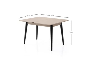 Dolcer Matbord 100 cm Rektangulär - Brun - Möbler - Matplats - Matbord & köksbord