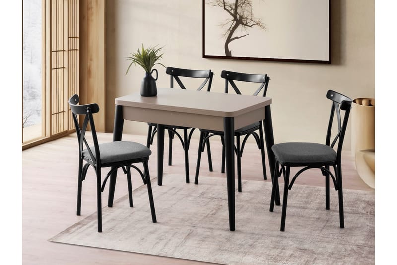 Dolcer Matbord 100 cm Rektangulär - Brun - Möbler - Matplats - Matbord & köksbord