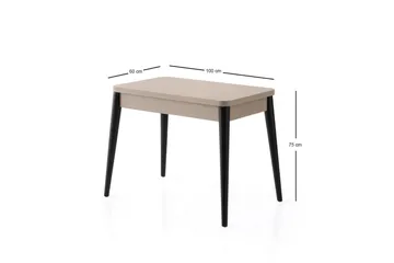 Dolcer Matbord 100 cm Rektangulär - Brun - Möbler - Matplats - Matbord & köksbord