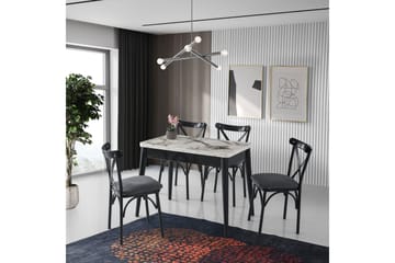 Dolcer Matbord 100 cm Rektangulär - Vit marmor - Möbler - Matplats - Matbord & köksbord