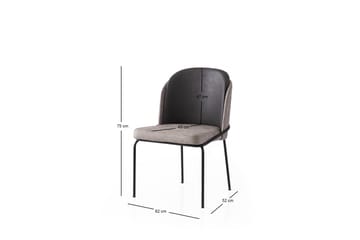 Dorea Matstol - Guld/Svart/Grå - Möbler - Matplats - Matstol & köksstol