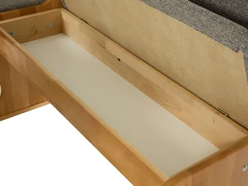 Drosbacken 7-sits Matgrupp för kök - Brun med beige klädsel (Matana 18) - Möbler - Matplats - Matgrupp & matbord med stolar