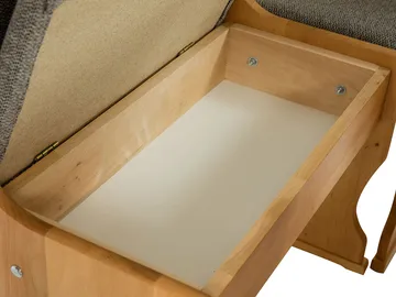 Drosbacken 7-sits Matgrupp för kök - Brun med beige klädsel (Matana 18) - Möbler - Matplats - Matgrupp & matbord med stolar
