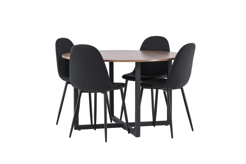 Durango Matbord 120 cm Rund med 4 Polar Matstol - Möbler - Matplats - Matgrupp & matbord med stolar