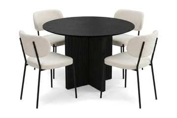 110 cm - Svartlaserad ek